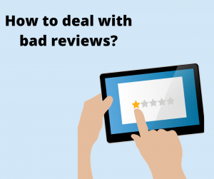 How to deal with bad reviews?